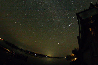 Cassiopeia and Perseus over Upper Stony Lake