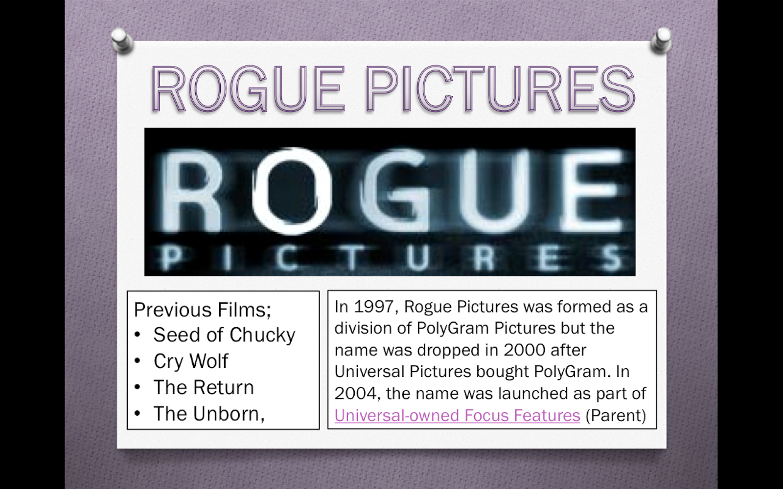 Athiqa Coursework Horror Production Companies (Research)