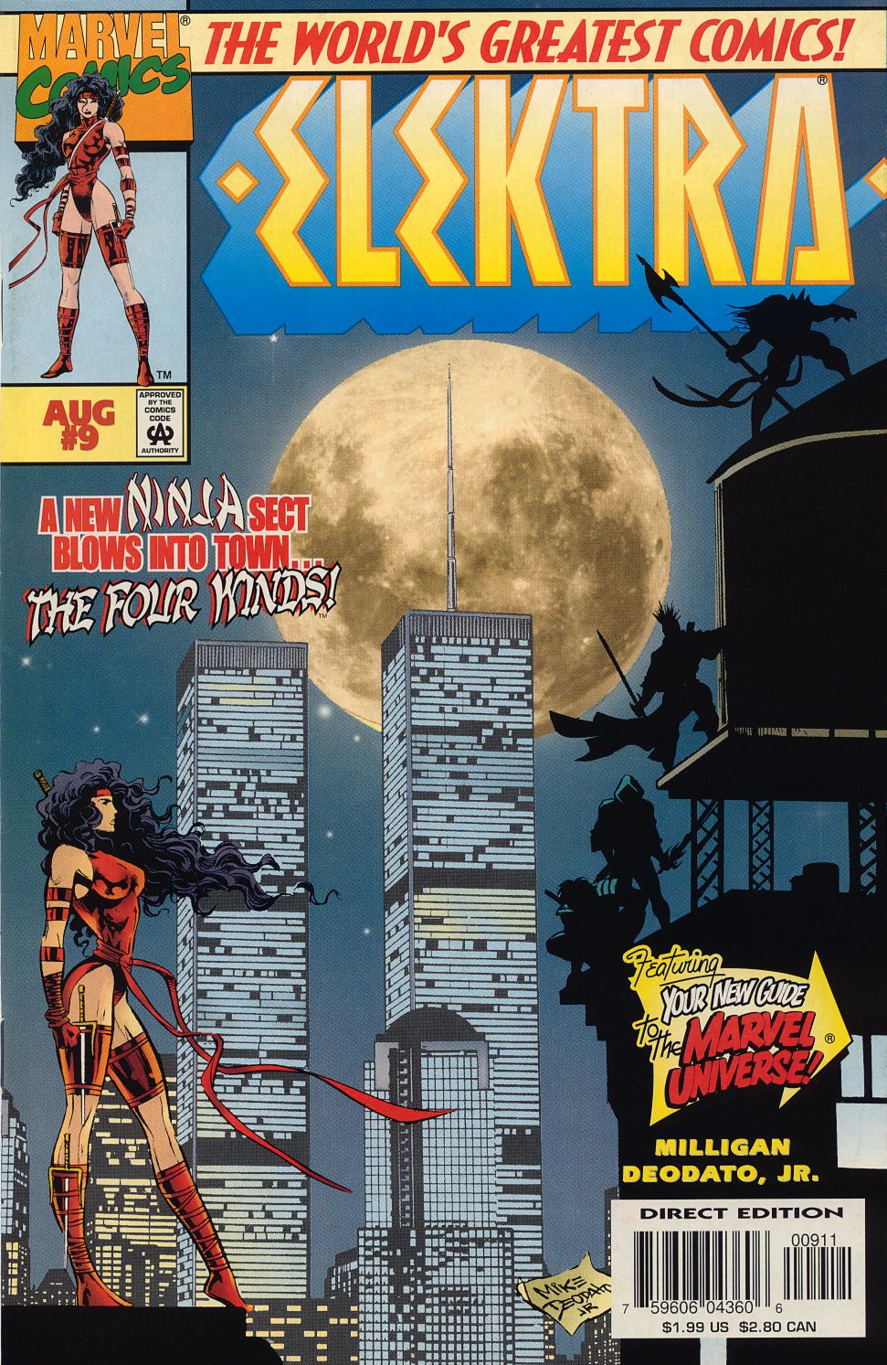 Read online Elektra (1996) comic -  Issue #9 - Four Strong Winds - 1