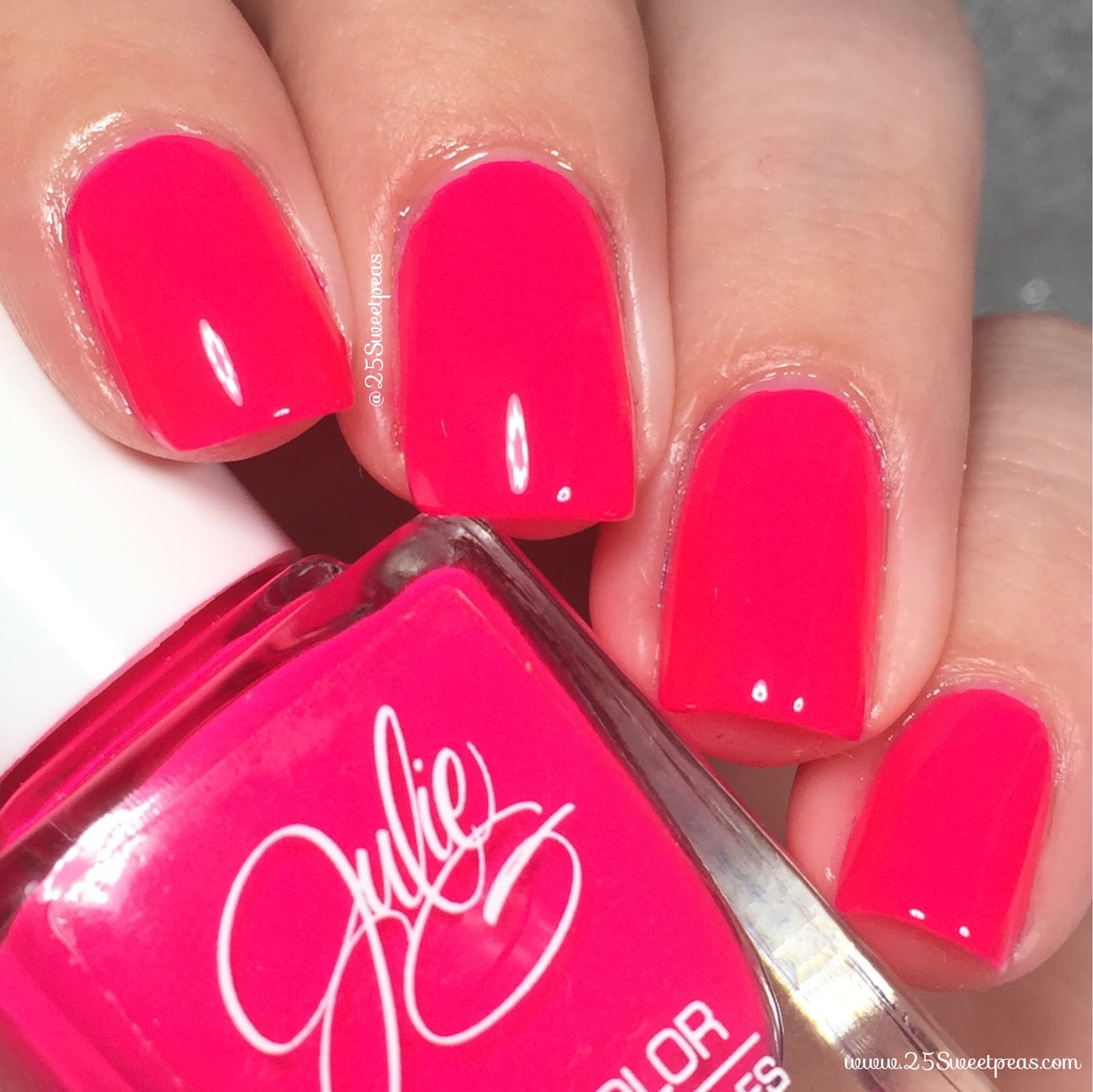 JulieG Nail Polish Spring Pack 3 + Swatch Video 25 Sweetpeas