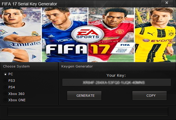 Fifa 17 Deluxe Edition serial key or number