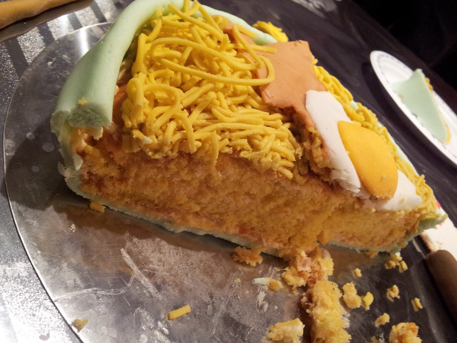 Ahmami Cafe Hong Kong Cafe style 3D noodle cake 港式茶餐廳公仔麵蛋糕
