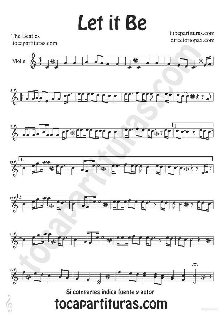 tubescore-let-it-be-by-the-beatles-sheet-music-for-violin-pop-rock