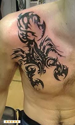 tattoo de escorpião tribal
