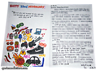 monthsary letter