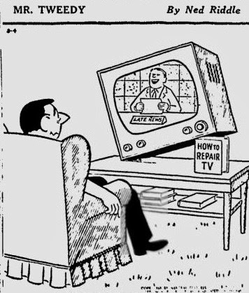 nostalgic television: 1960 Mr. Tweedy comic strip