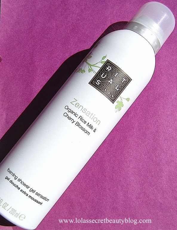 lola's secret beauty blog Rituals Zensation Foaming Shower Gel