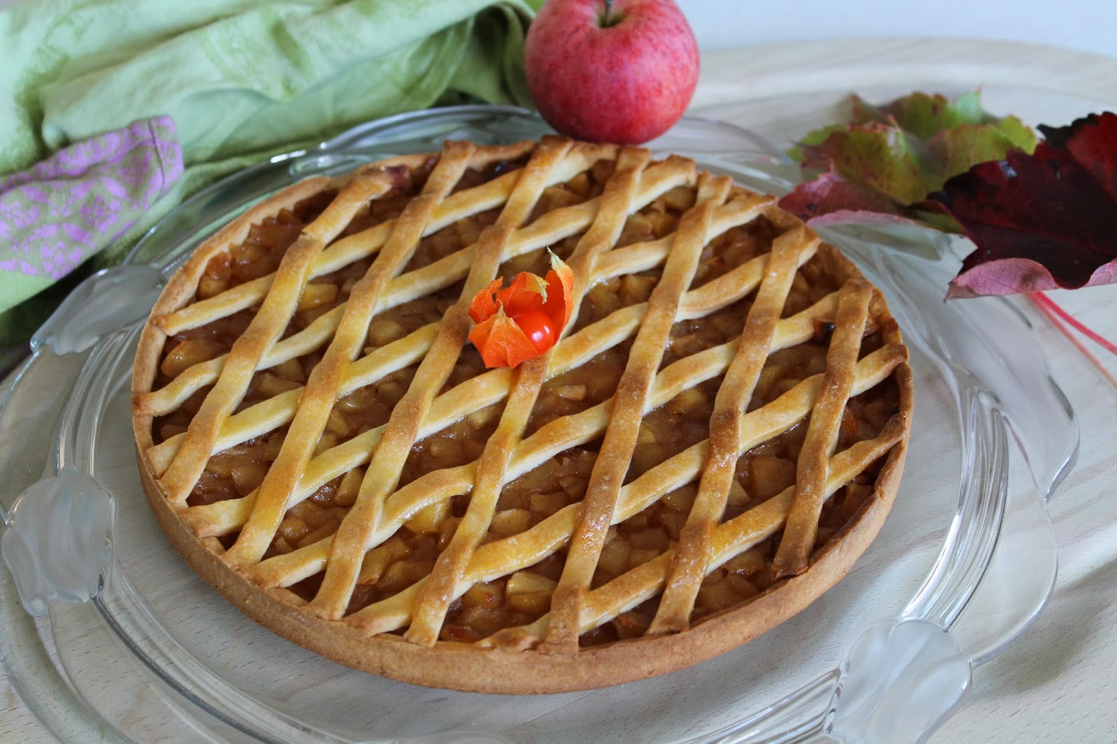 L'allée des desserts Tarte à la compote de pommescannelle