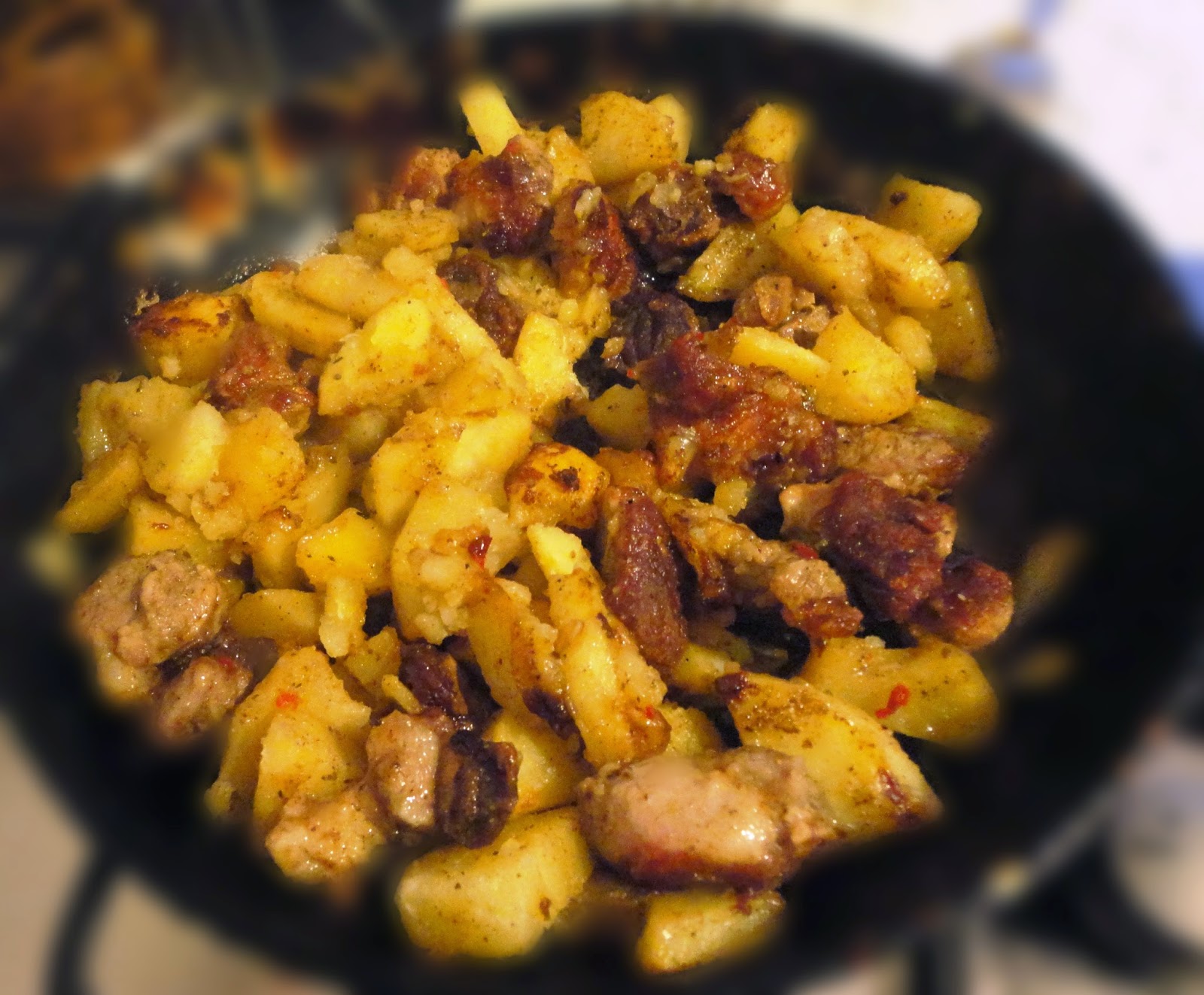 Простой рецепт свинины с картошкой