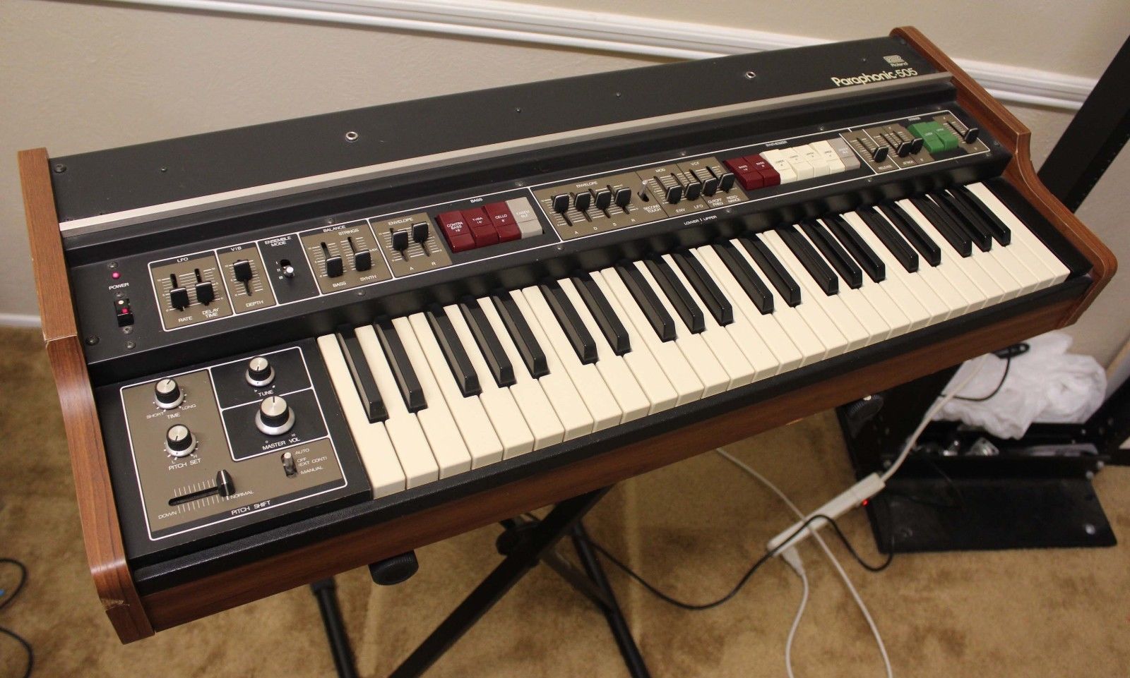 MATRIXSYNTH Roland RS505 Paraphonic Keyboard Synthesizer / String