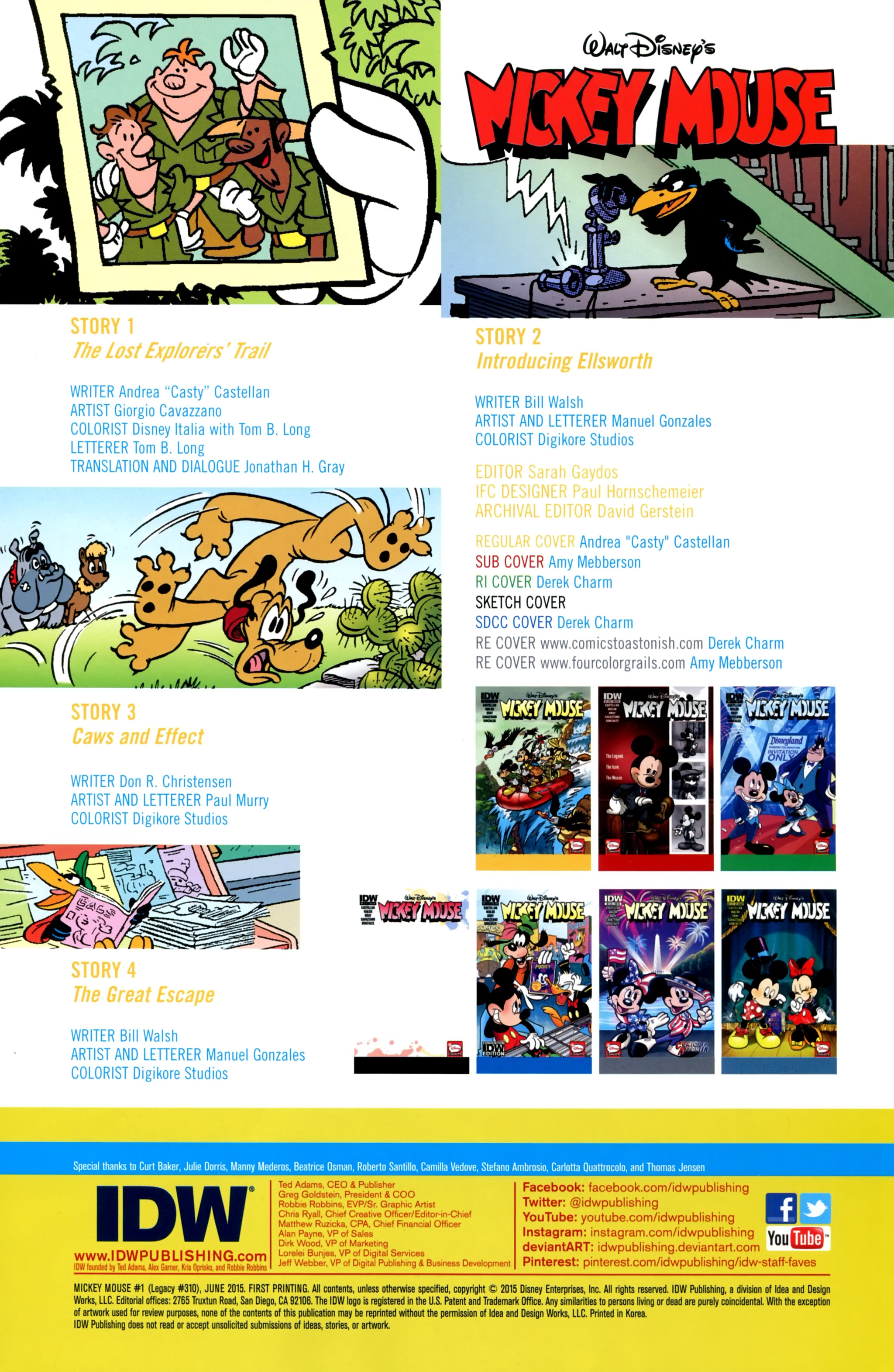 Read online Mickey Mouse (2015) comic -  Issue #1 - 2