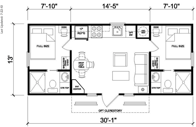 Park Model Floor Plans - Home Decor Model