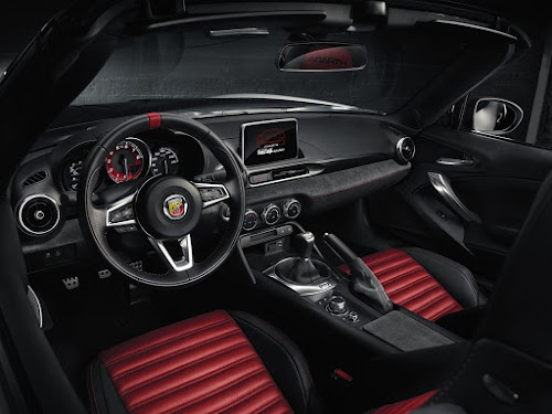 Abarth 124 spider interior