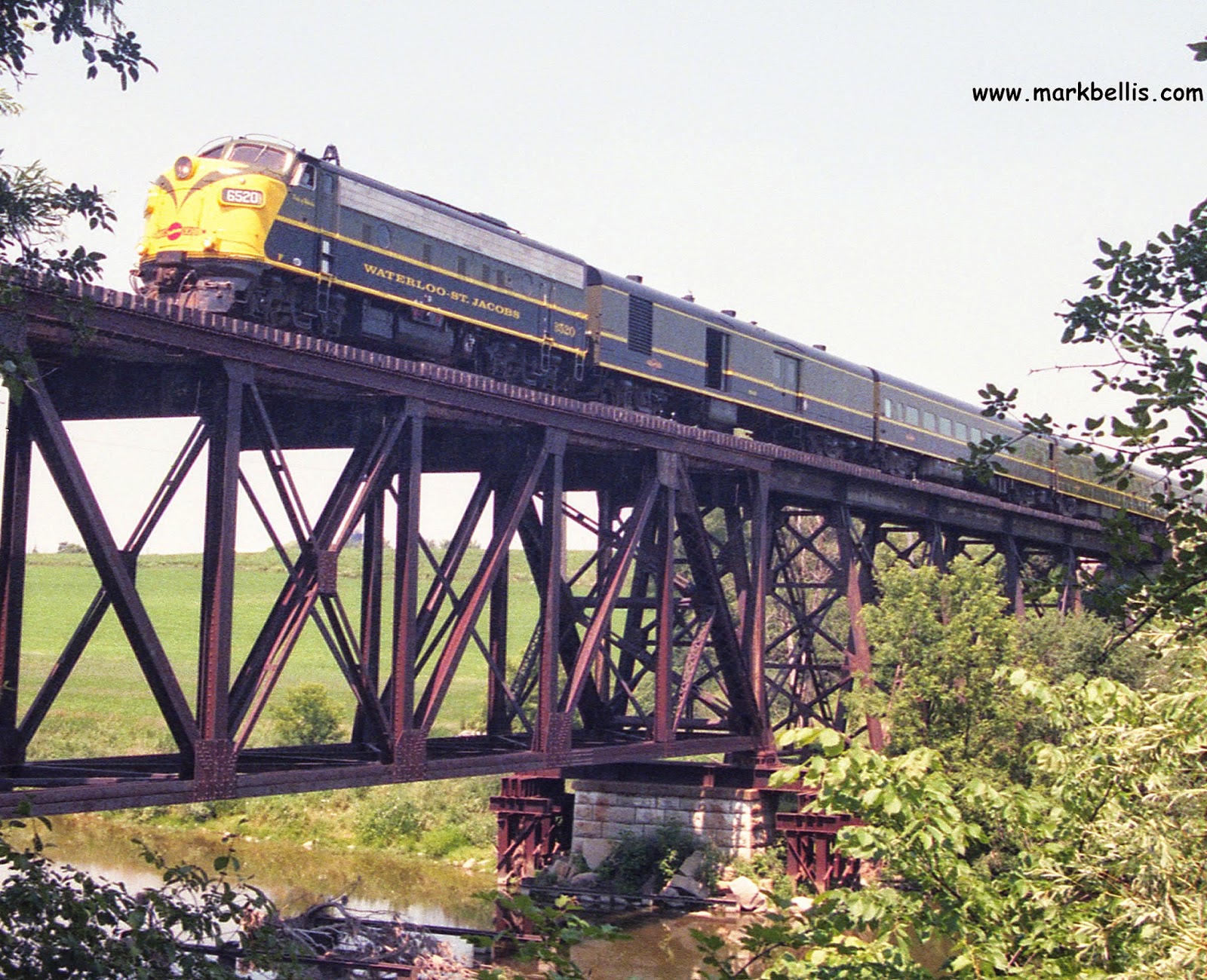 Mark Bellis WaterlooSt. Jacobs Railway opens July 12, 1997