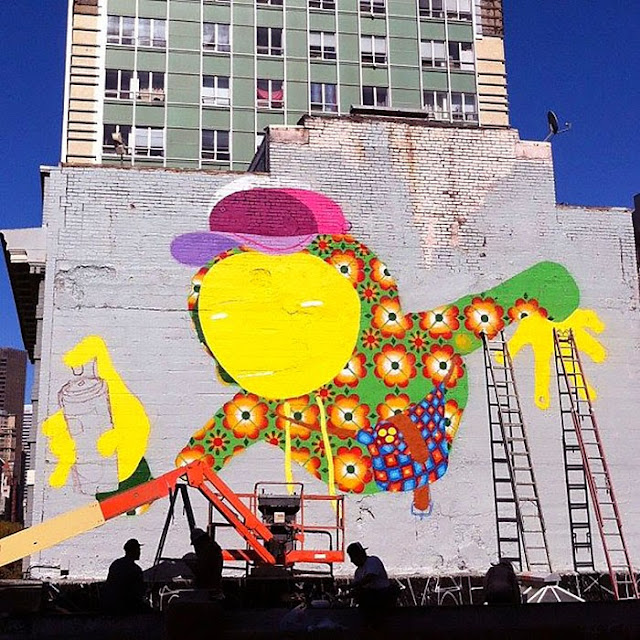 Street Art By Brazilian Duo Os Gemeos On The Streets Of San Francisco, USA. 6