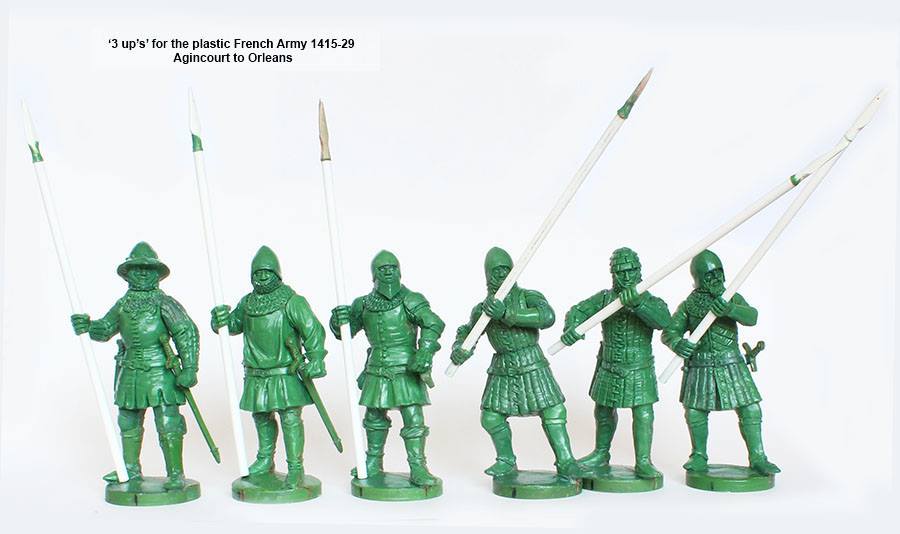 Perry Miniatures Agincourt French Infantry 1415-29 Sprue 