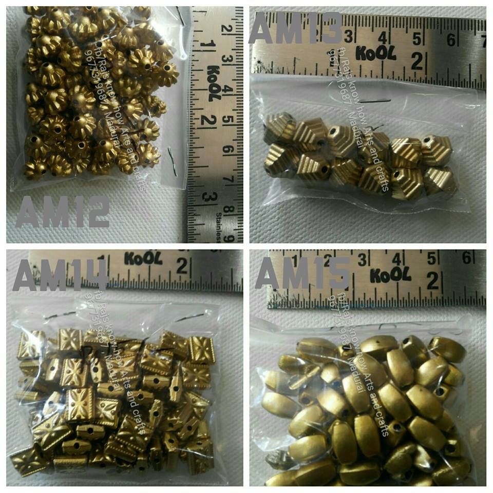 Art and Craft Shop in Madurai Mehandi bead spacers