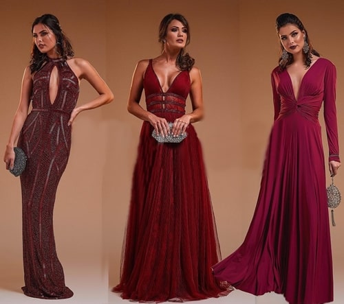 vestidos longos para madrinha de casamento 2019