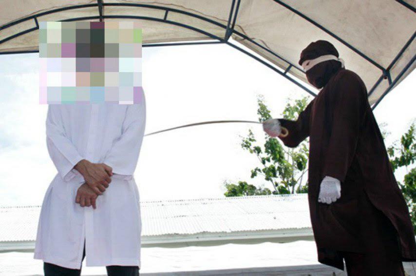 Two Men Publicly Given 85 Strokes Of Cane In Indonesia For