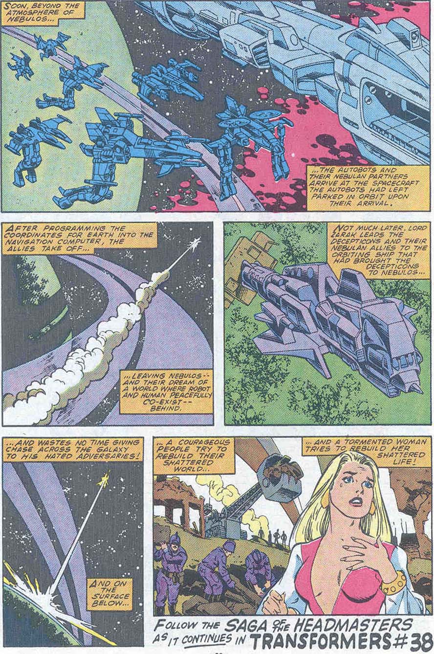 Read online The Transformers: Headmasters comic -  Issue #4 - 23