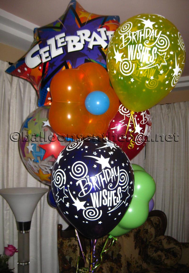 Balloon Zilla Pic: Birthday Balloon Bouquets