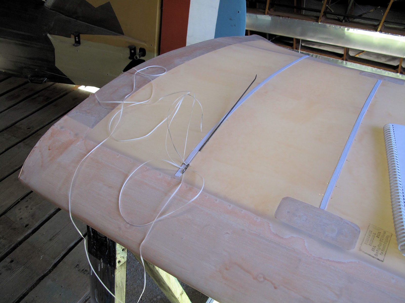 Fly Baby N4284C Memories and Adventures Center Section Rib Stitching