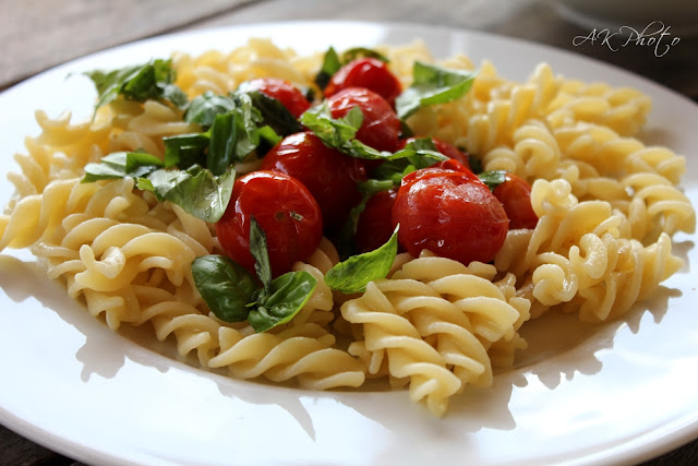 Wolkenfees Küchenwerkstatt: Pasta mit Cocktailtomaten in Balsamico ...