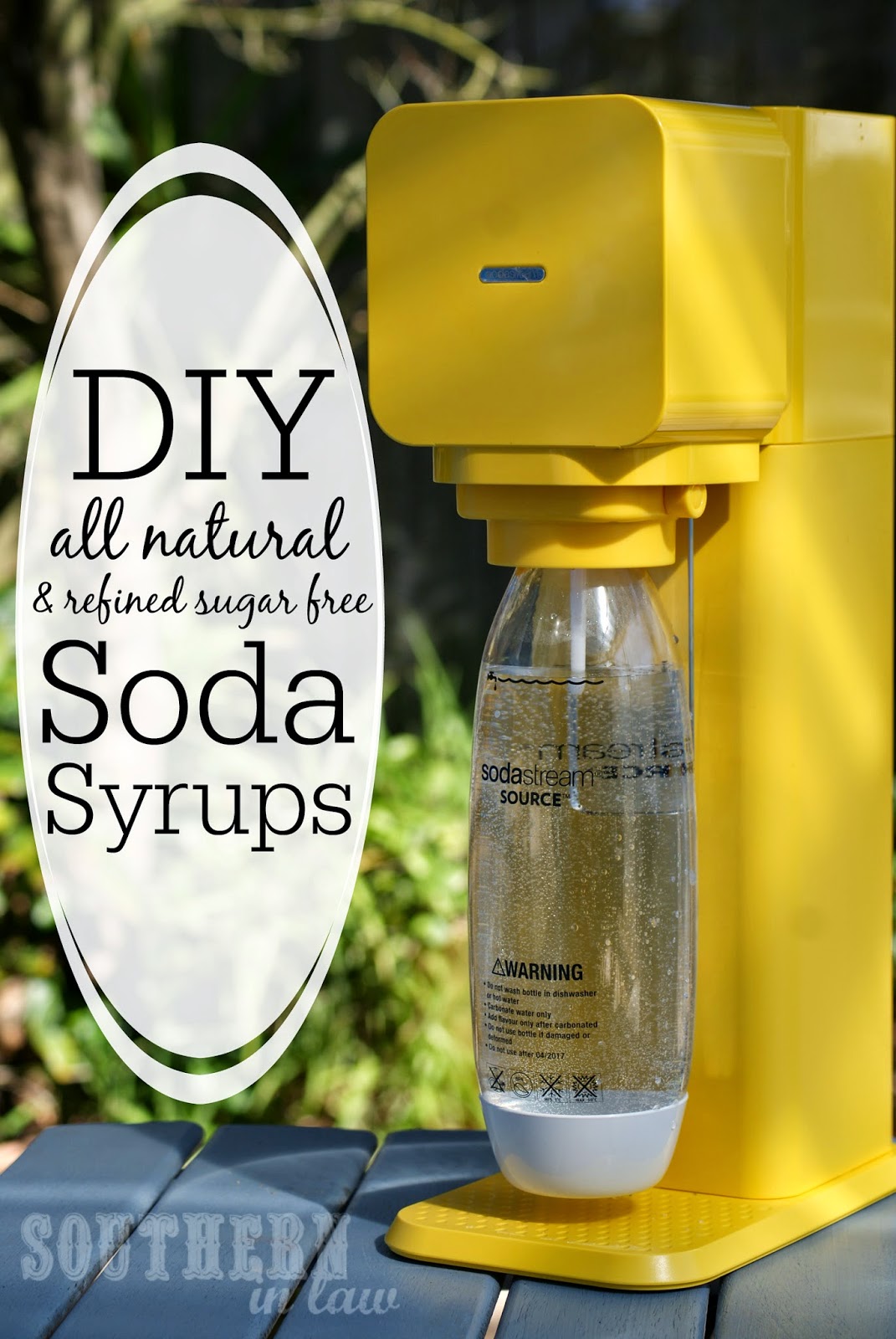 DIY Healthy Soda Syrup Recipe - low fat, gluten free, sugar free, all natural