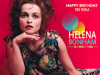 helena bonham carter, she is looking fabulous in colorful outfit to celebrate her birthday at home