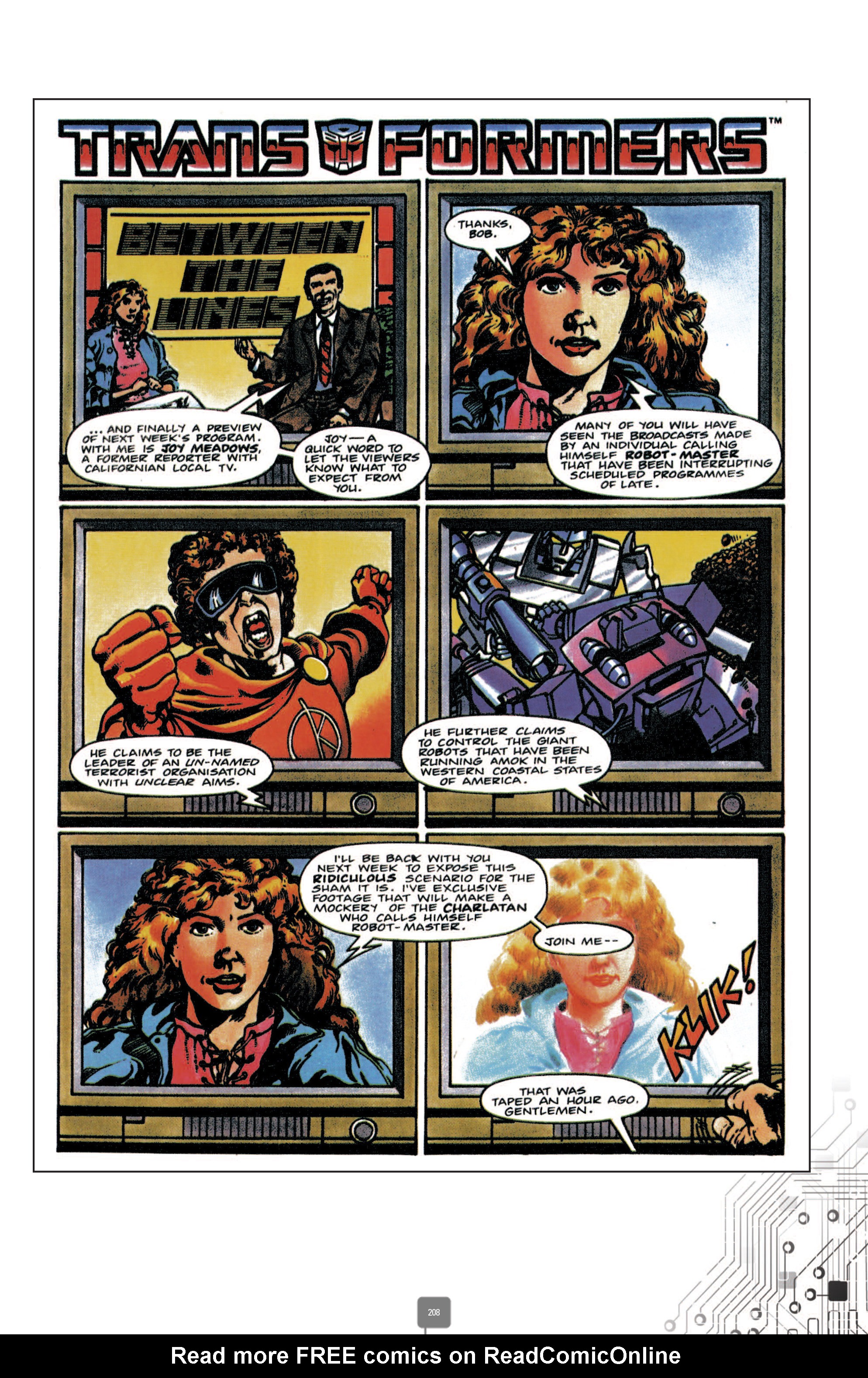 Read online The Transformers Classics UK comic -  Issue # TPB 2 - 209