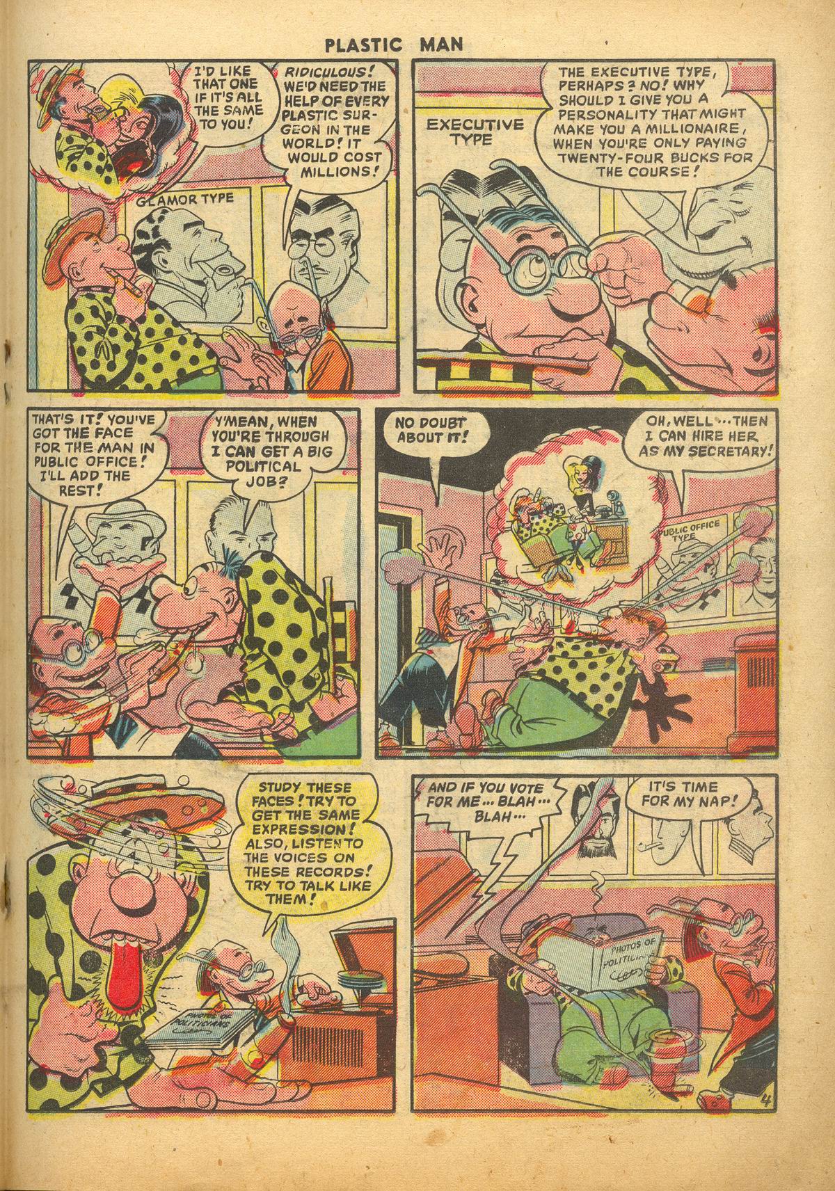 Read online Plastic Man (1943) comic -  Issue #20 - 19