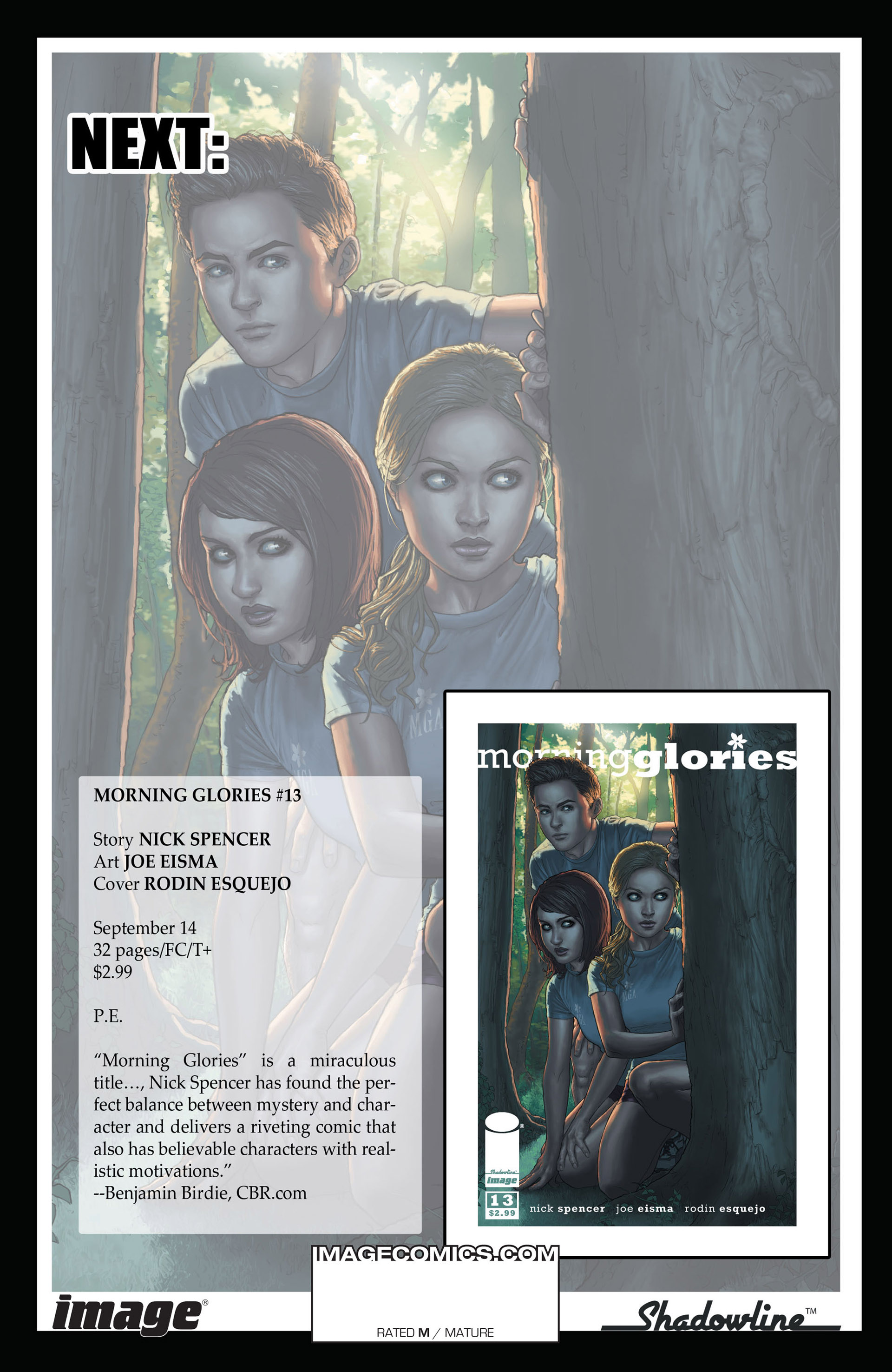 Read online Morning Glories comic -  Issue #12 - 29