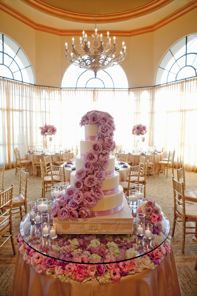 Fabulous Wedding Cake Table  Ideas Using Flowers Belle 