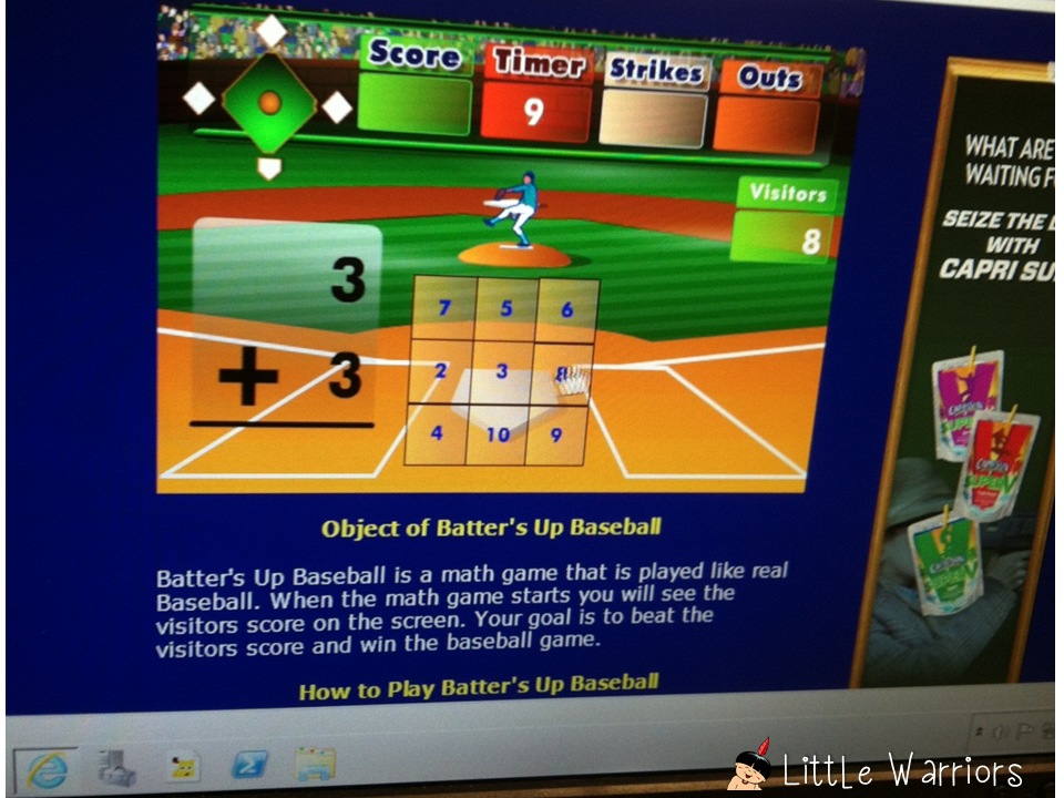 Baseball Unit~Day 1 - Katie Blue EDU