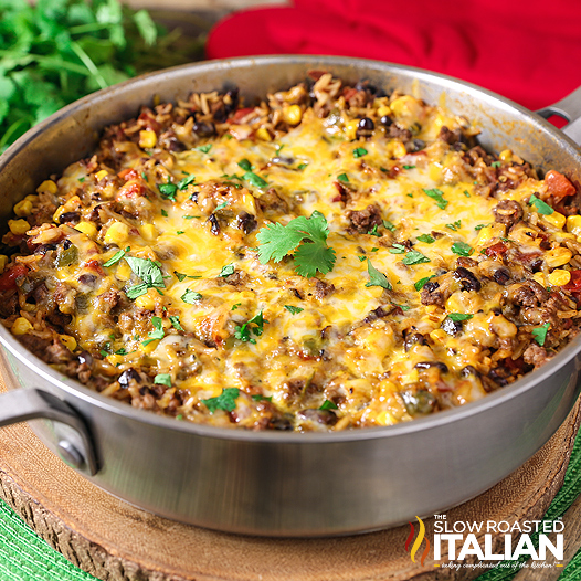 The Slow Roasted Italian Printable Recipes One Skillet Mexican Rice Casserole