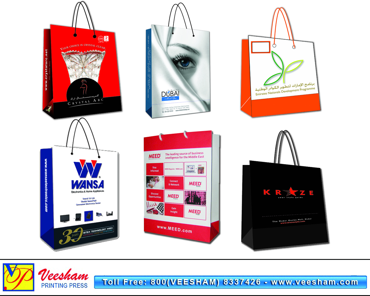 Veesham Printing Press Promotional Paper Bags