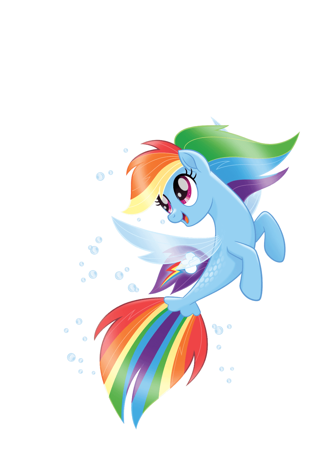 MLP Movie Vector Sea Pony Rainbow Dash