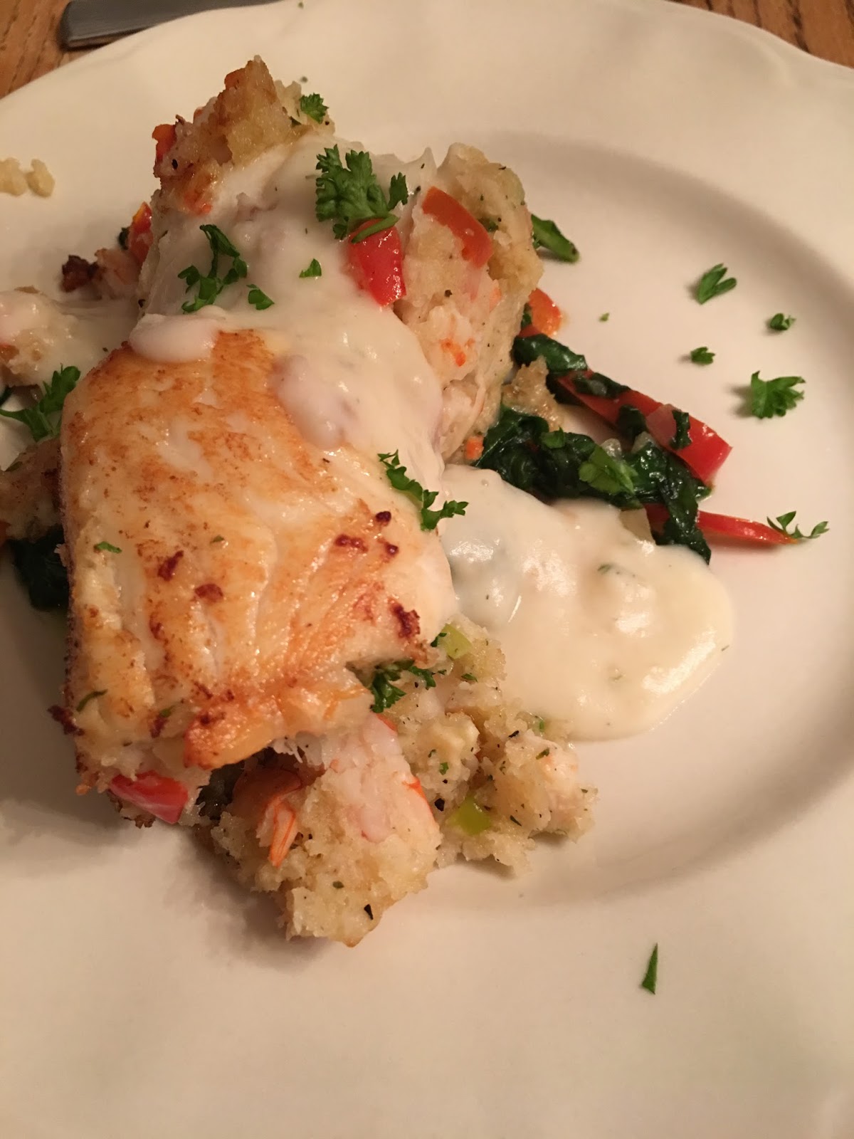 Lilly's Home Blog Shrimp Stuffed Tilapia Fish