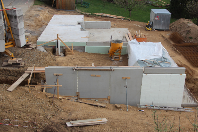 Christian & Danielas Baublog: Fundament für die Garage