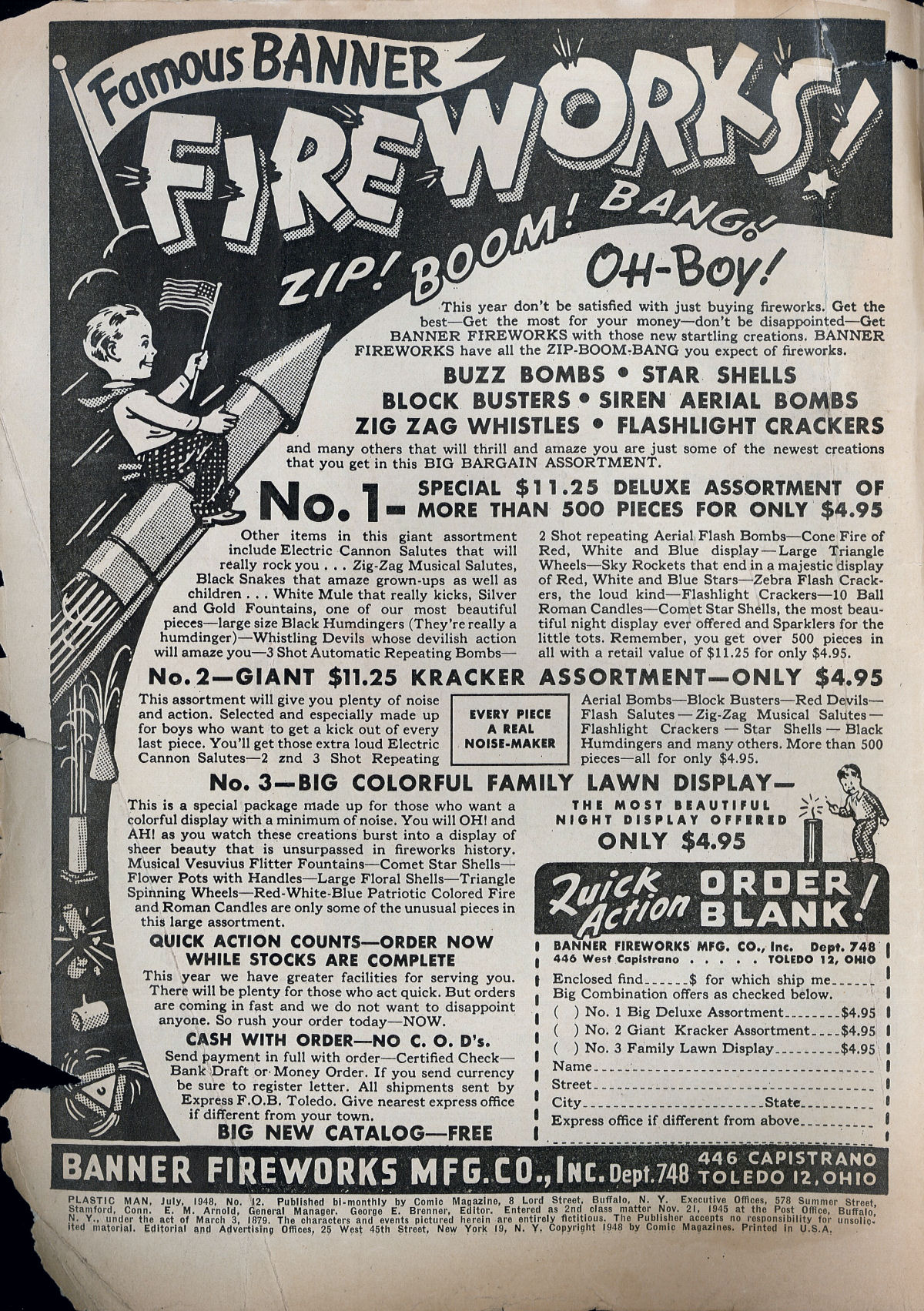 Read online Plastic Man (1943) comic -  Issue #12 - 2