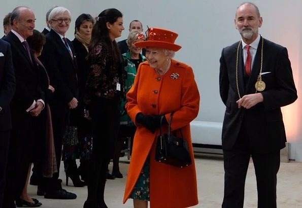 The Queen officially opened the Burlington Gardens