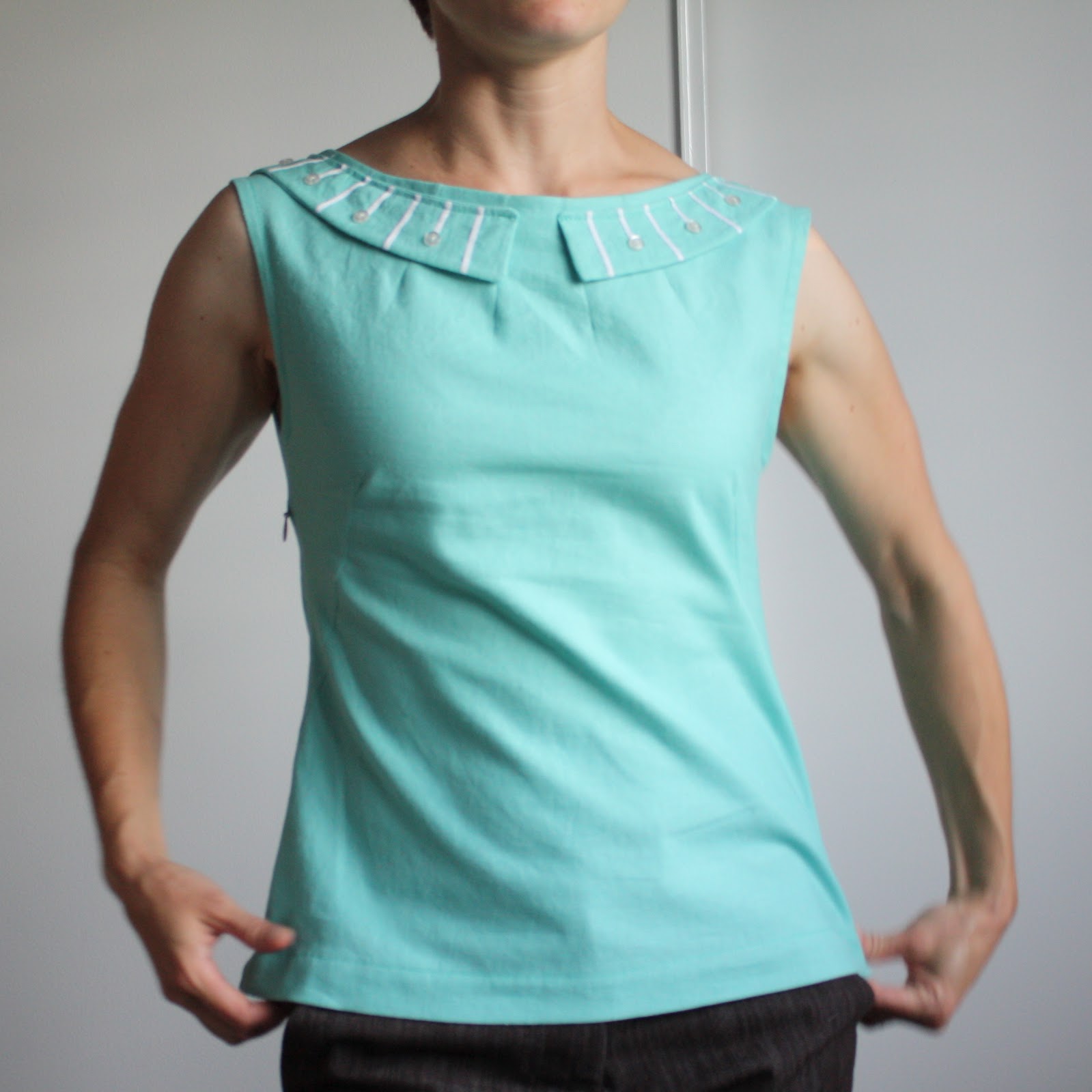 TAKE THE LEAD WOVEN TOP