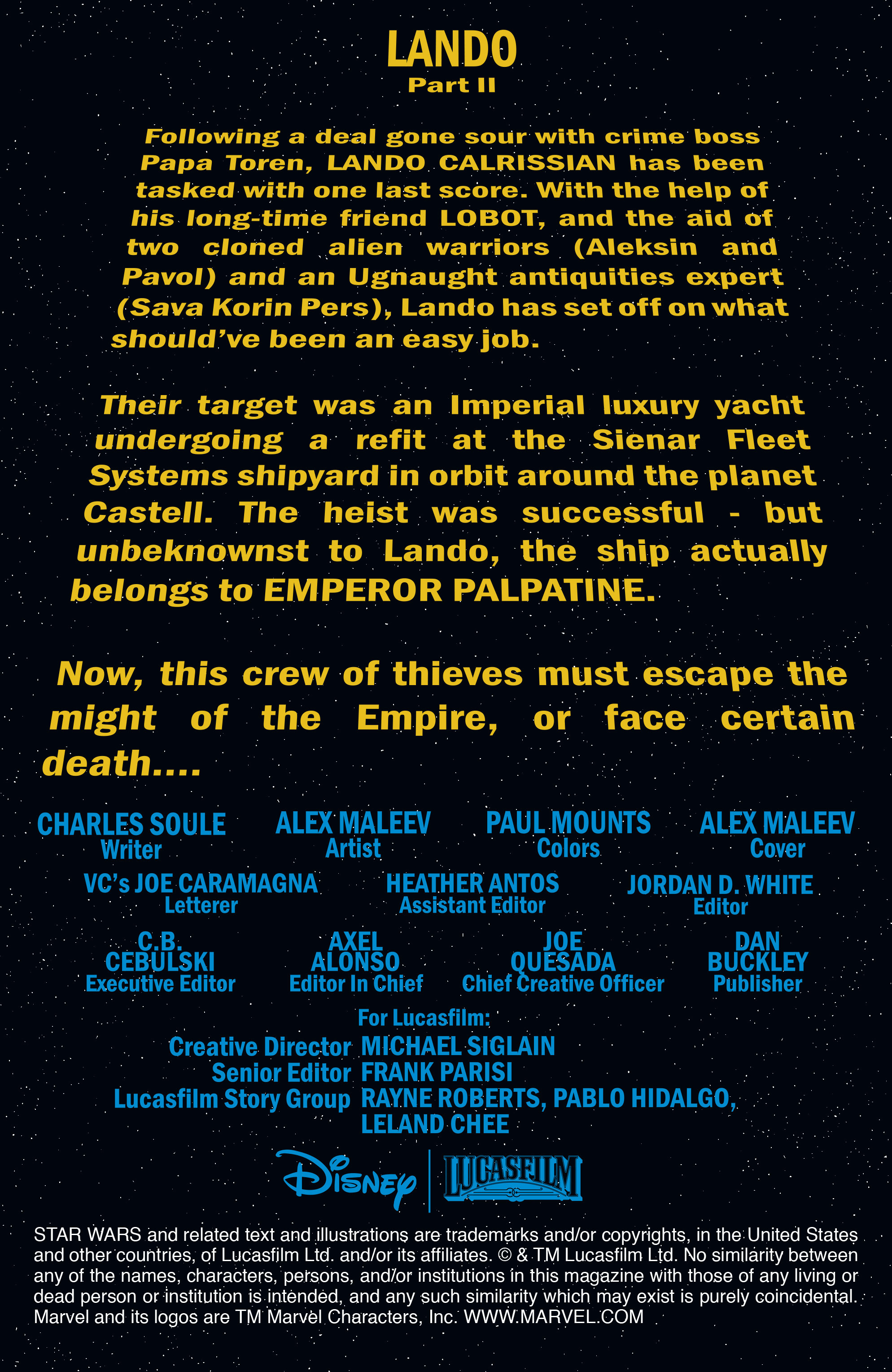 Read online Lando comic -  Issue #2 - 2