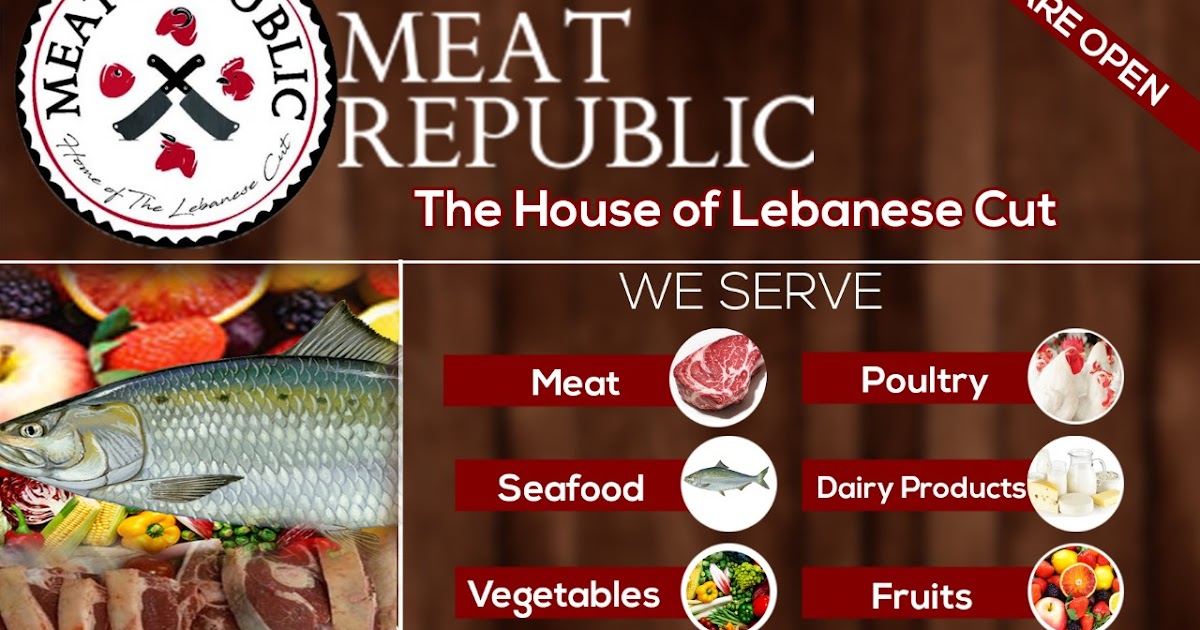 Meat Republic Home of the Lebanese Cut JVC