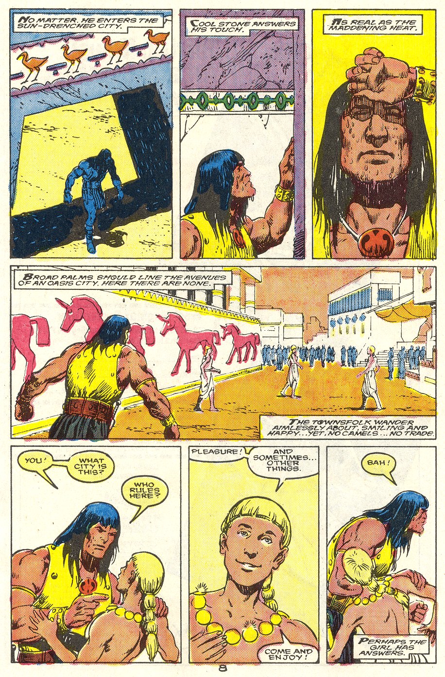 Read online Conan the Barbarian (1970) comic -  Issue #214 - 7