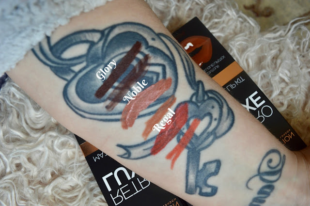 makeup revolution retro luxe lip kits swatches