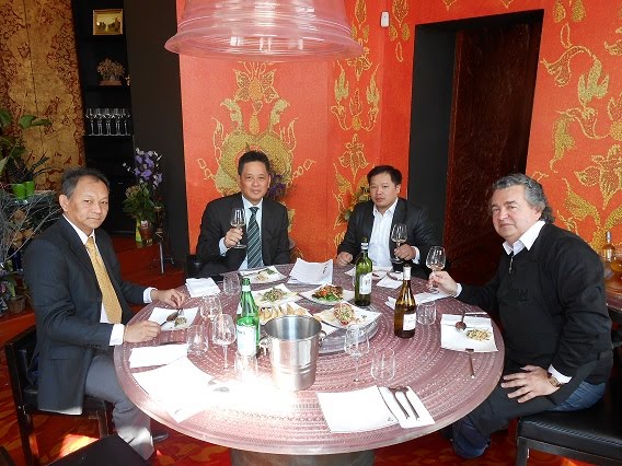 Thailand Minister Commercial Affairs select TURSAN AOC wines for Thai Food