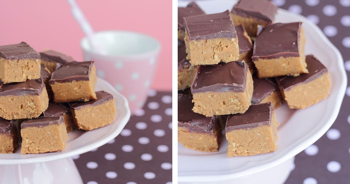 La guinda del pastel Cuadraditos de mantequilla de cacahuete y chocolate
