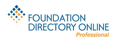 The Foundation Directory Online - In Library Only