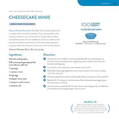 100-calorie Cheesecake Minis recipe from The Perfect Portion cookbook